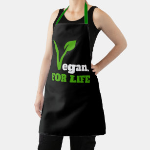 tablier végétarien végétalien personnalisé