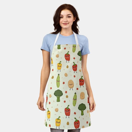 Tablier Veggie Delight (Porté)