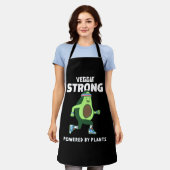 Tablier Veggie Strong, Alimenté par les plantes (Porté)