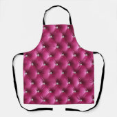 Tablier Velours Luxe Glamour Rose Faux (Recto)