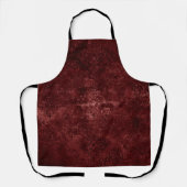 Tablier Velvety Henna Damask | Grunge rouge (Recto)