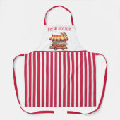 Tablier Vendeurs de hot-dogs frais mignons (Recto)