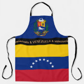 Tablier Venezuela Drapeau Apron, Venezuela Cuisine des che (Recto)