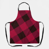 Tablier Véranda à carreaux de Buffalo classique (Recto)