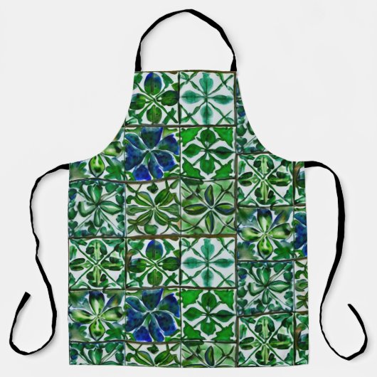 Tablier Veranda Verde (Recto)