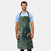 Tablier VERDURE, Hares d'ANIMAUX FORESTIERS, Renard, Feuil (Porté)