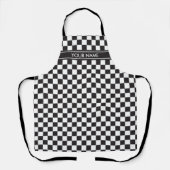 Tablier Vérificateurs en tableau de bord noir et [blanc] (Recto)