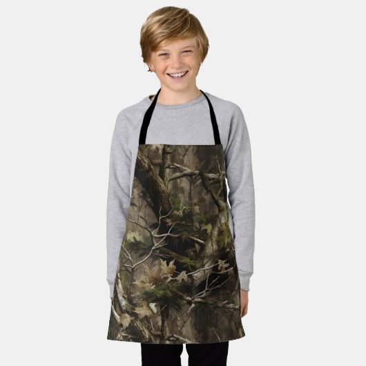 Tablier Véritable aire de camouflage d'arbre (Porté)