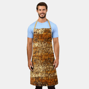 Tablier Vernis texture sur bois brut