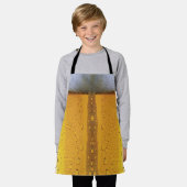 Tablier Verre de bière moussant (Porté)