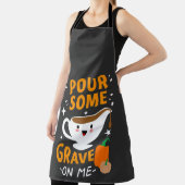 Tablier Versez Un Peu De Gravité Sur Moi Thanksgiving Turq (Insitu)