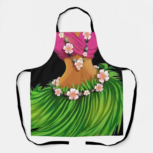Tablier Version 2 Luau ou Kitchen Laughter Apron (Recto)
