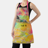 Tablier Version de manucure Apron de glam tropical (Insitu)