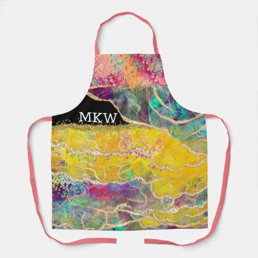 Tablier Version monogramme Glam Apron (Recto)