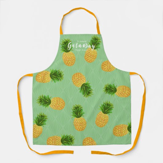 Tablier Vert ananas (Recto)