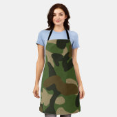 Tablier Vert camouflage (Porté)