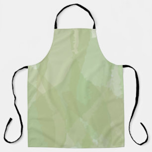 Tablier Vert, cool, aquarelle tendance motif abstrait