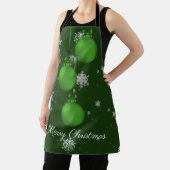 Tablier vert de Noël (Insitu)