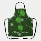 Tablier vert de Noël (Recto)