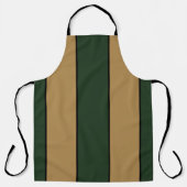 Tablier Vert Et Or Classique De Noël (Recto)