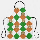 tablier vert orange (Recto)