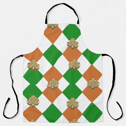 tablier vert orange (Recto)