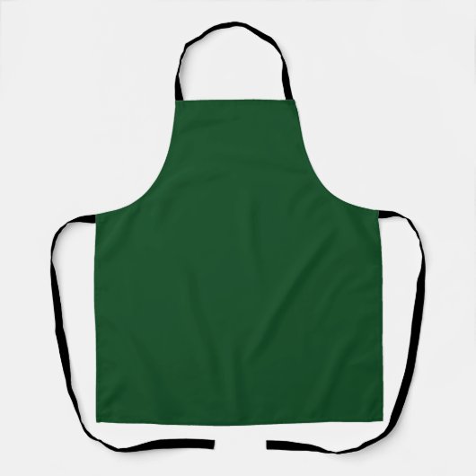 Tablier Vert pin (couleur uni)  (Recto)