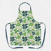 Tablier Verte Lucky Shamrock Clover Saint Patrick`s Day (Recto)