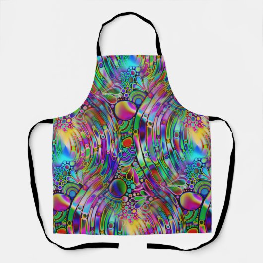 Tablier Very colorfully abstract forms art 1 (Recto)