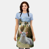 Tablier Vestige de mouton Herbe de mouton Agneau de bébé (Porté)