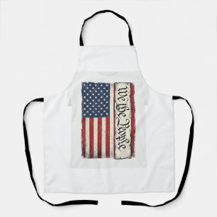 Tablier Vêtement vintage drapeau We the People patriotique