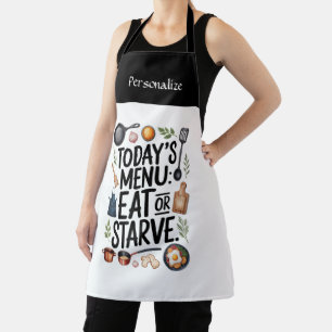Tablier Vêtements de cuisine personnalisés et citation d'a