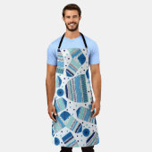 Tablier Vêtements d'hiver confits : Motif confortable sans (Porté)