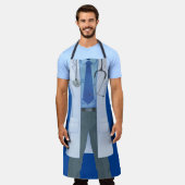 Tablier Vétérinaire drôle ou docteur Uniforme (Porté)