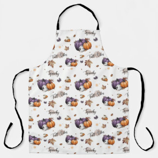 Tablier Vibes d'automne Motif sans couture