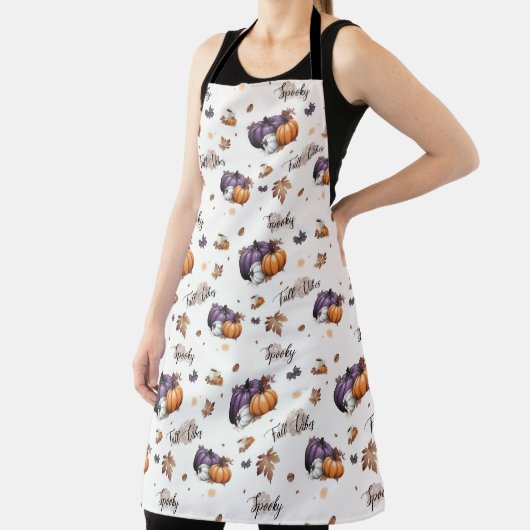 Tablier Vibes d'automne Motif sans couture (Insitu)
