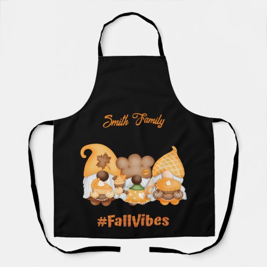 Tablier Vibes de automne Gnome (Recto)