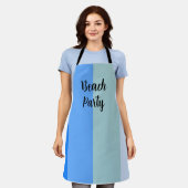 Tablier Vibes De Plage, Bleues (Porté)
