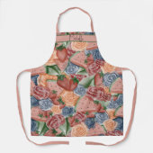 Tablier Vibes d'été australienne - pastèque et fraises (Recto)