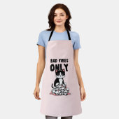 Tablier Vibes incorrectes uniquement - Chat et crânes (Porté)