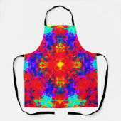 Tablier Vibrant Couleurs vives Art Motif (Recto)