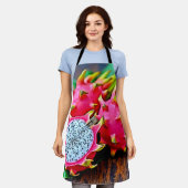 Tablier Vibrant Dragon Fruit Beauté Design (Porté)