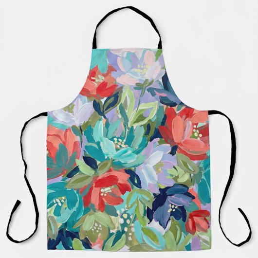 Tablier Vibrant Garden Symphony (Recto)