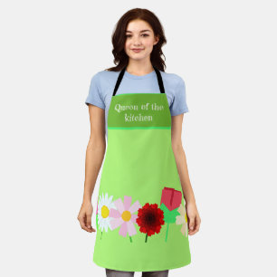 Tablier Vibrant prairie - Art Floral Abstrait