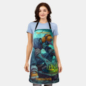 Tablier Vidéos de la fête d'Halloween Zombie DJ Rave (Porté)