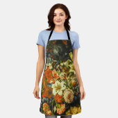 Tablier Vie morte avec fleurs et fruits (Porté)