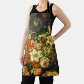 Tablier Vie morte avec fleurs et fruits (Insitu)