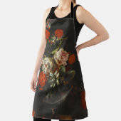 Tablier Vie morte vintage avec fleurs (Insitu)