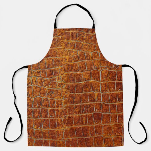 Tablier Vieil brun cuir animal texture (Recto)