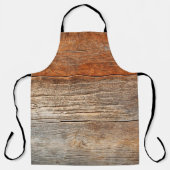 Tablier Vieille clôture en bois. arrière - plan palissade  (Recto)